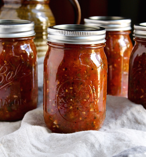 Canning Fire Roasted Salsa Recipe
