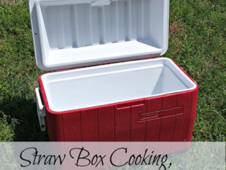DIY Straw Box Cooker