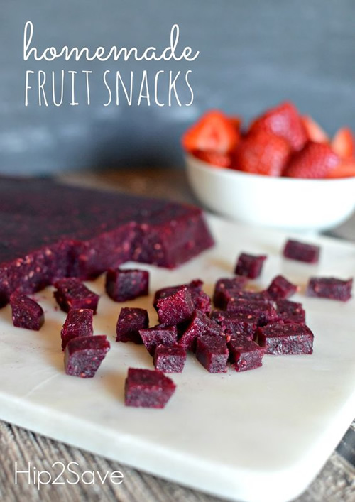 Homemade Fruit Snacks Recipe