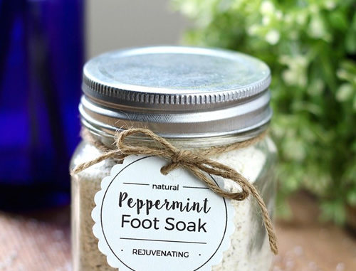 Homemade Peppermint Foot Soak Recipe