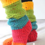 DIY Slouchy Slipper Socks