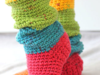 DIY Slouchy Slipper Socks