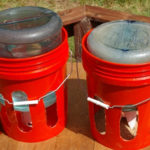 DIY Water Jug Chicken Feeders