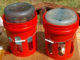DIY Water Jug Chicken Feeders