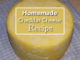 Homemade Cheddar Cheese Recipe