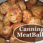 Canning Meatballs Recipe