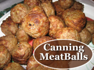 Canning Meatballs Recipe