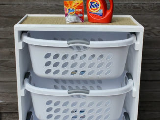 DIY Mobile Laundry Station