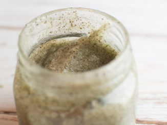 Homemade Aloe Green Tea Face Scrub