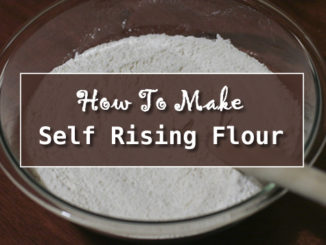 Homemade Self Rising Flour