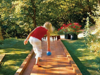 DIY Backyard Bowling Alley