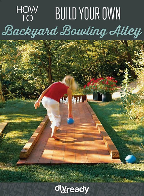 DIY Backyard Bowling Alley