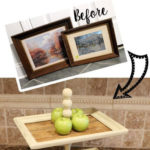 DIY Picture Frame Tiered Tray