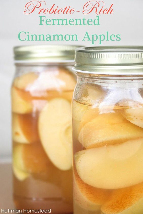 Fermented Cinnamon Apples
