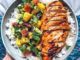 Mango BBQ Chicken with Mango Salsa and Rice
