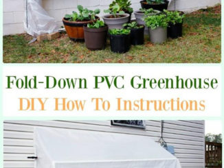 DIY Fold Down PVC Greenhouse Plans