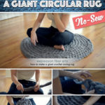 DIY Giant Crochet Rug