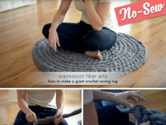 DIY Giant Crochet Rug