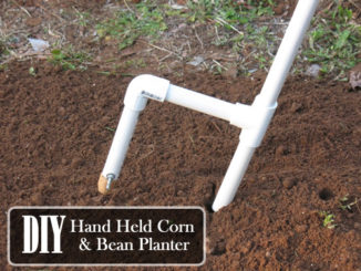 DIY Handheld Corn & Bean Planter