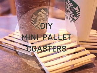 DIY Mini Pallet Coasters