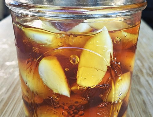 Fermented Honey Garlic