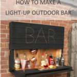 DIY Outdoor Light Up Pallet Bar