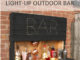 DIY Outdoor Light Up Pallet Bar