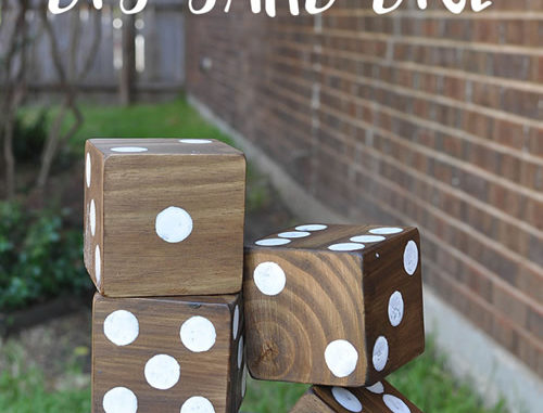 How To Make DIY Yard Dice