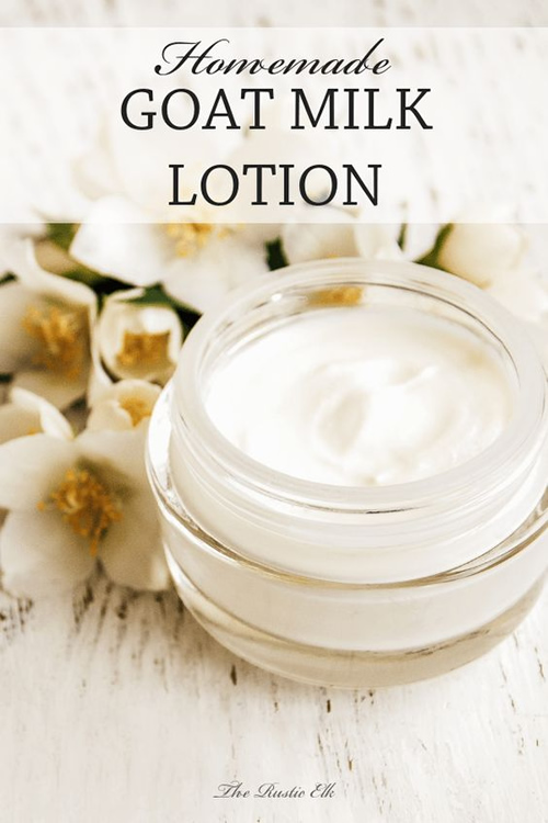 Homemade Goat Milk Lotion