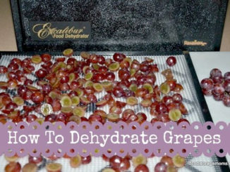 How To Dehydrate Grapes