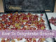 How To Dehydrate Grapes