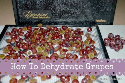 How To Dehydrate Grapes