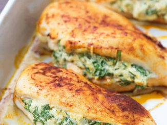 Spinach Stuffed Chicken Breasts Recipe