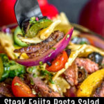 Steak Fajita Pasta Salad Recipe