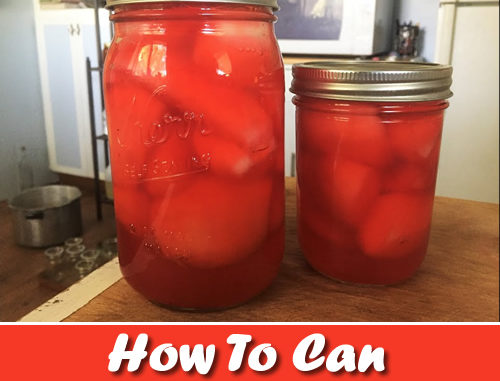 Canning Cinnamon Pears