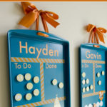 DIY Cookie Sheet Chore Charts