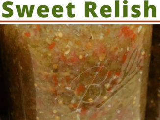 Easy Homemade Swet Relish Recipe