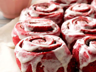 Red Velvet Cinnamon Rolls Recipe