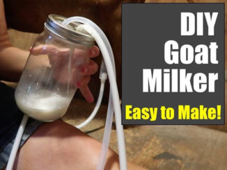 DIY Mason Jar Goat Milker