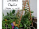DIY Old Baby Crib Garden Trellis