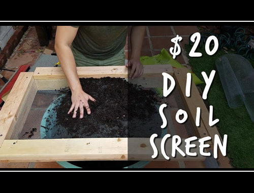DIY Soil Sifter