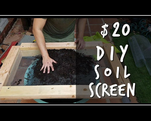 DIY Soil Sifter