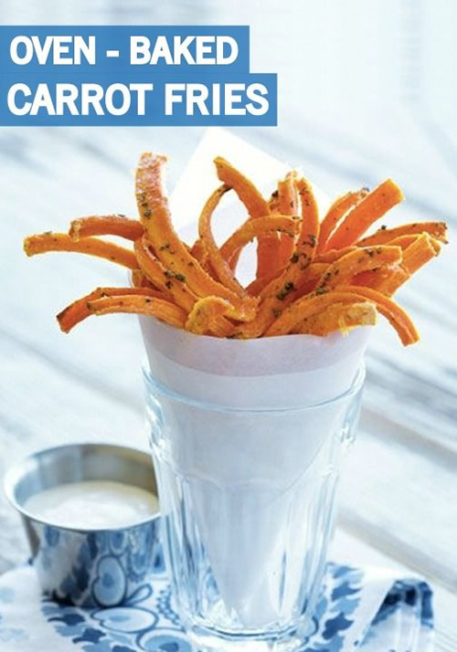Oven Baked Carrot Fries Recipe