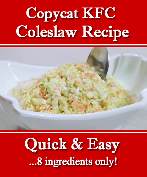 Copycat KFC Coleslaw Recipe