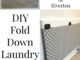DIY Fold Down Laundry Table