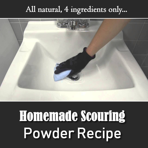 Homemade Scouring Powder Recipe