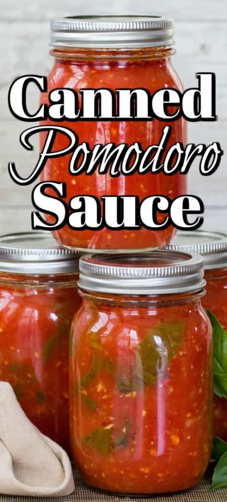 Canning Pomodoro Sauce Recipe