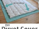 DIY Duvet Cover From Flat Sheets
