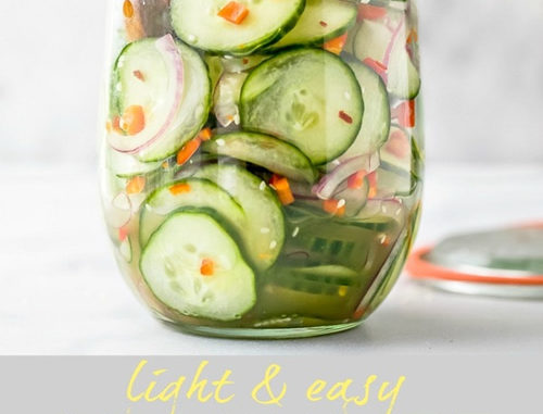 Easy Asian Cucumber Salad Recipe