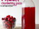 Homemade Fresh Cranberry Juice Recipe